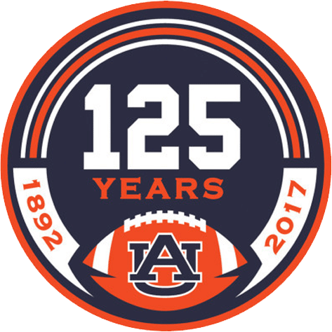 Auburn Tigers 2017 Anniversary Logo diy DTF decal sticker